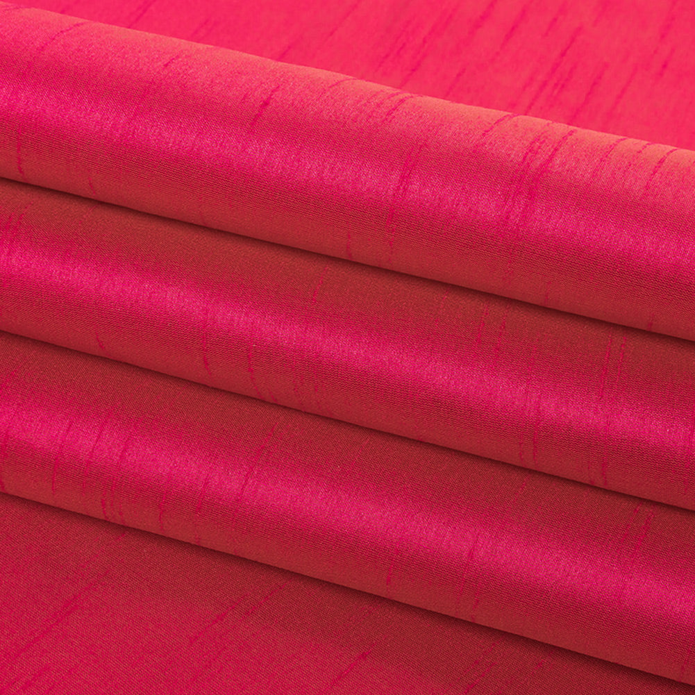 Polyester Shantung - Magenta - Eirian Collection Polyester Shantung - Magenta - Eirian Collection