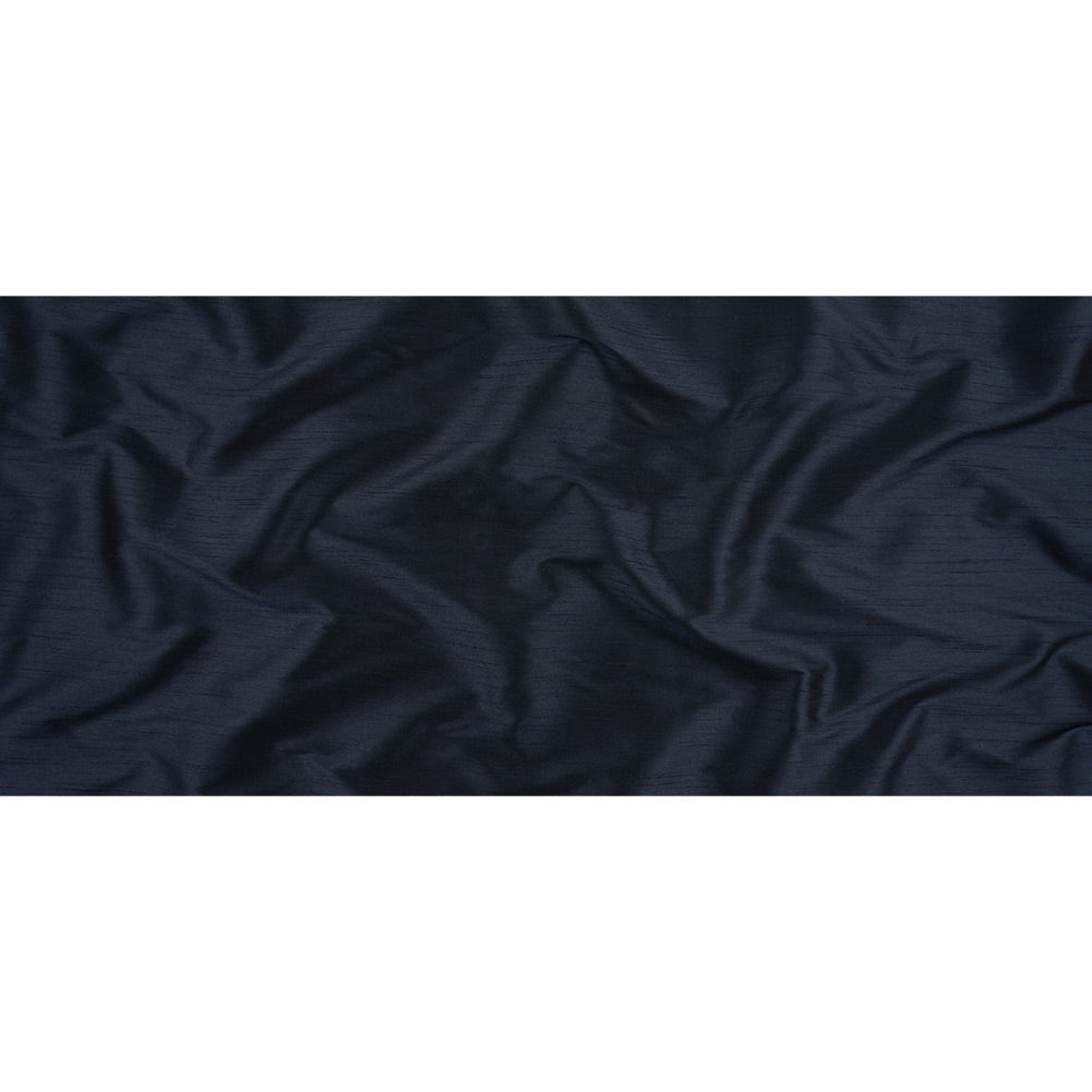 Polyester Shantung - Navy - Eirian Collection Polyester Shantung - Navy - Eirian Collection