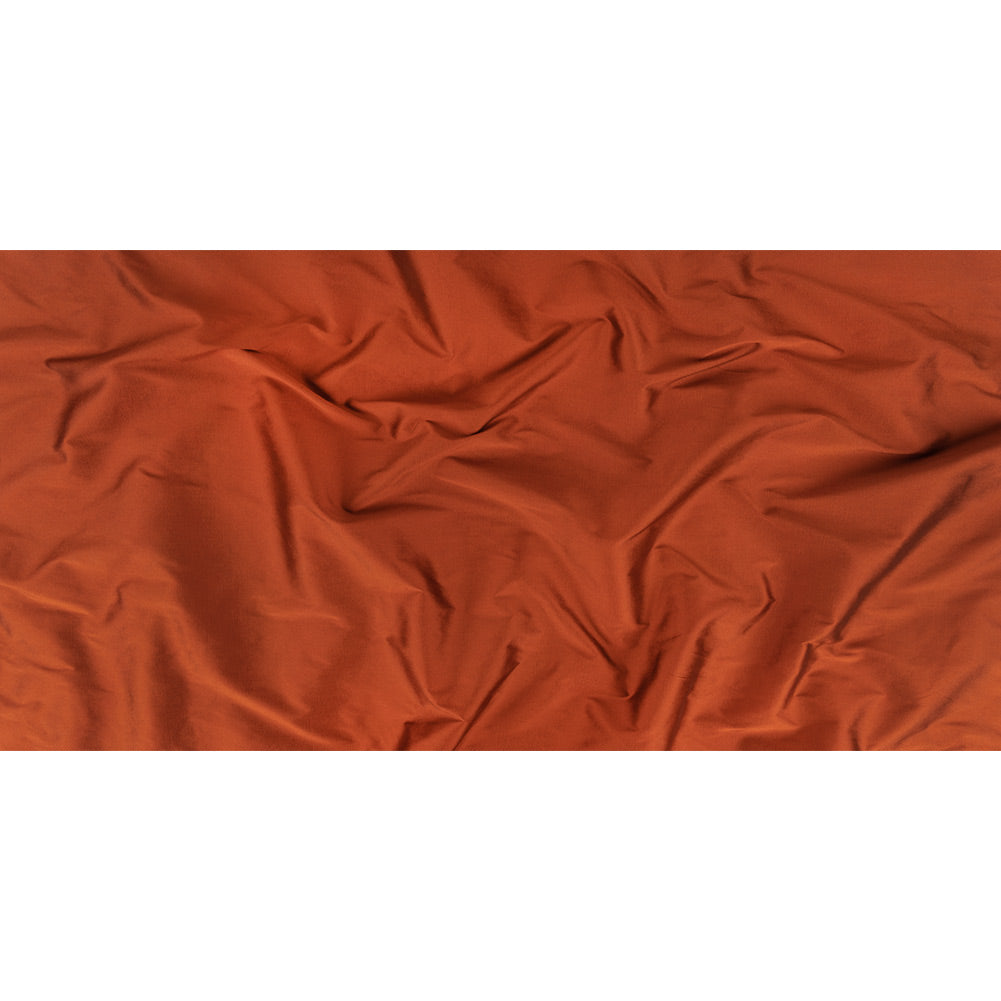 Polyester Taffeta - Plain Dyed Rustic Orange - Bellamy Collection - Full Polyester Taffeta - Plain Dyed Rustic Orange - Bellamy Collection - Full