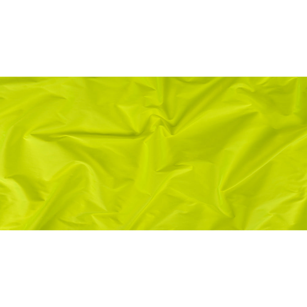 Polyester Taffeta - Plain Dyed Neon Yellow - Bellamy Collection