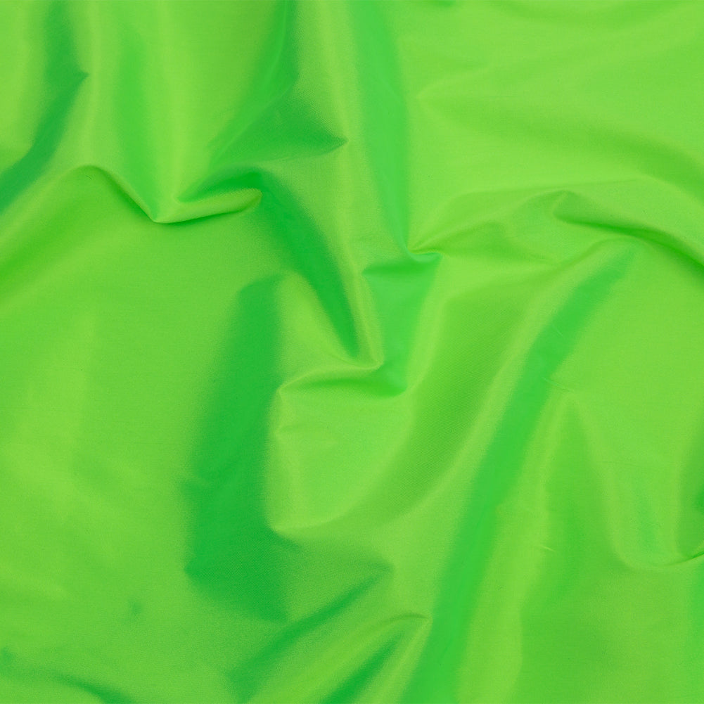 Polyester Taffeta - Plain Dyed Neon Green - Bellamy Collection Polyester Taffeta - Plain Dyed Neon Green - Bellamy Collection