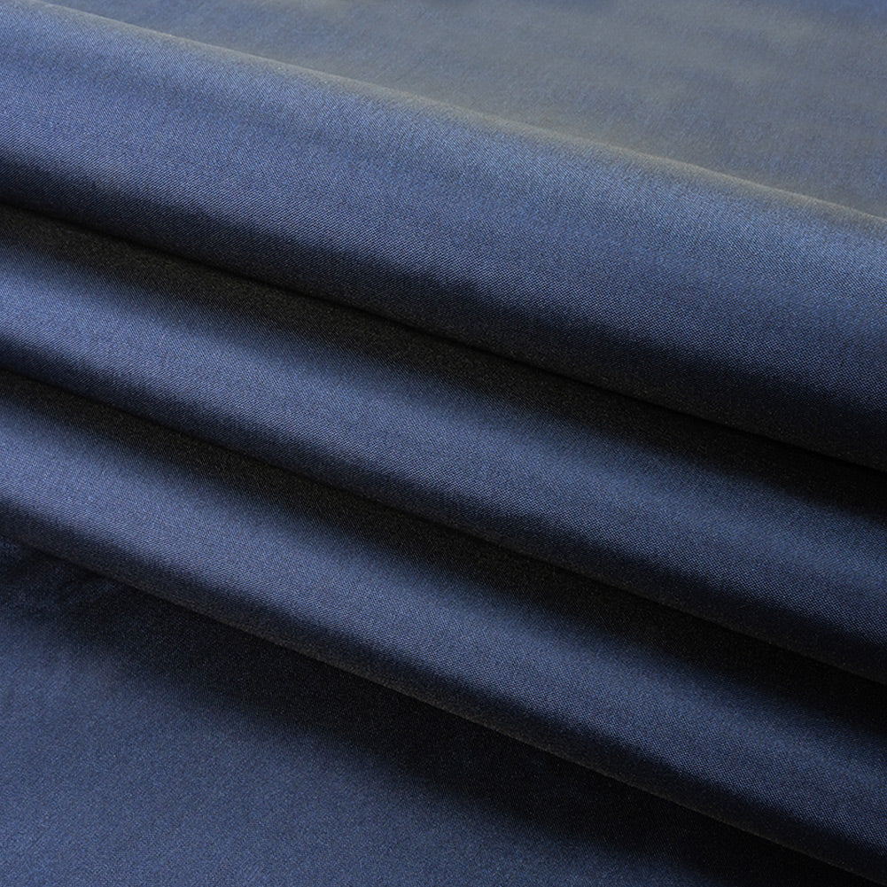 Polyester Taffeta - Plain Dyed Navy - Bellamy Collection Polyester Taffeta - Plain Dyed Navy - Bellamy Collection