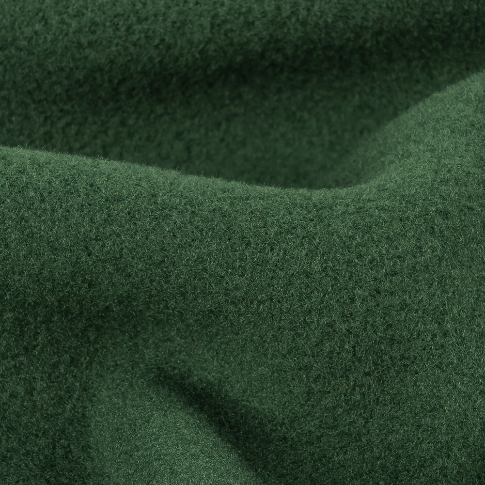 Trekking Green Recycled Polyester Stretch Knit Fleece Detail Trekking Green Recycled Polyester Stretch Knit Fleece Detail