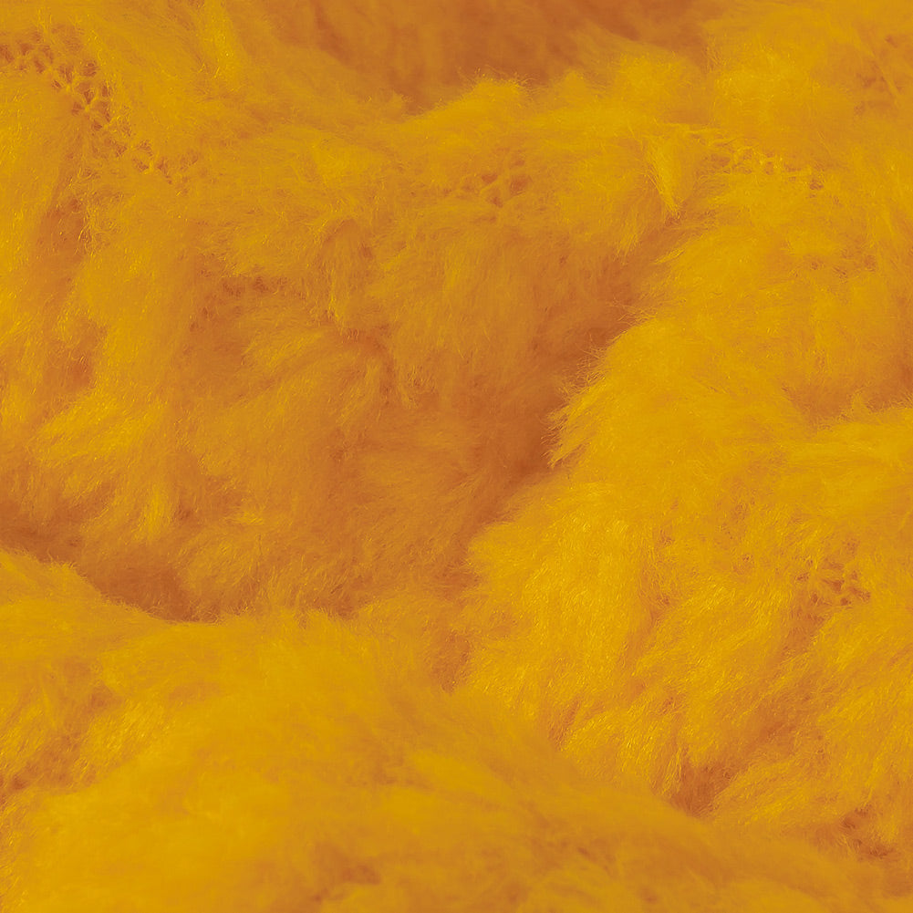 Citrus Plush Polyester Bubble Fleece Detail Citrus Plush Polyester Bubble Fleece Detail
