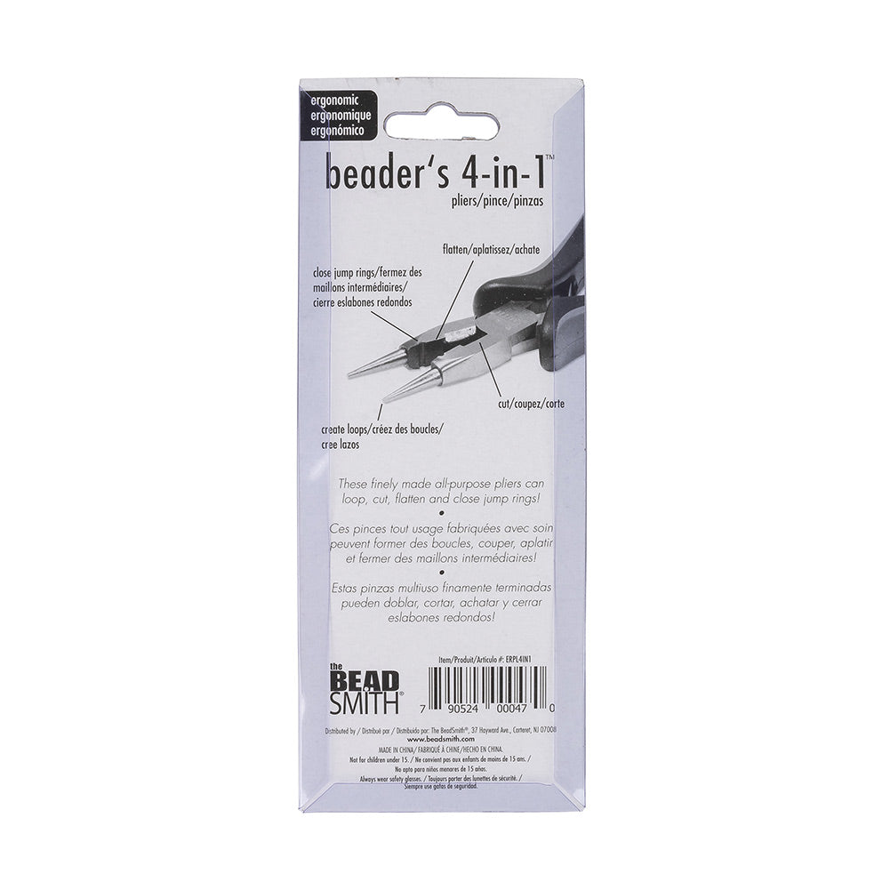 4-in-1 Pliers with Ergonomic Comfort Grip - 5.5" Full