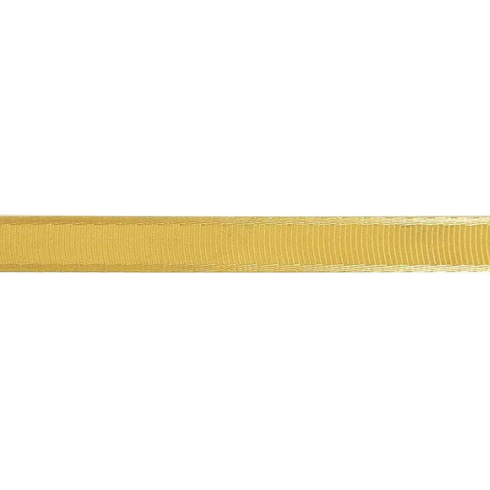 Yellow Satin-Edged Grosgrain Ribbon - 0.375" Detail Yellow Satin-Edged Grosgrain Ribbon - 0.375" Detail