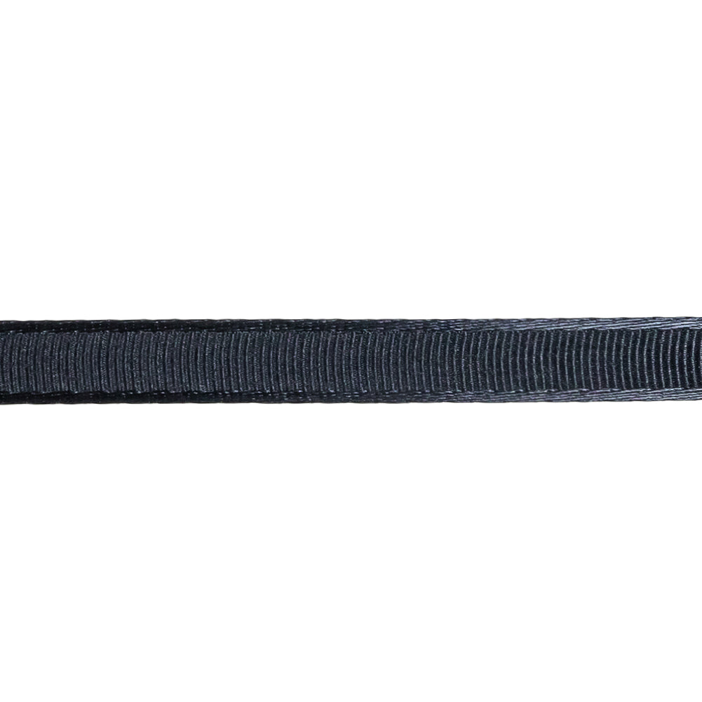 Maritime Blue Satin-Edged Grosgrain Ribbon - 0.375" Detail Maritime Blue Satin-Edged Grosgrain Ribbon - 0.375" Detail