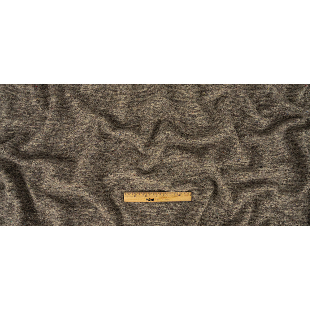 Fuzzy Wool Knit - Heathered Gray Full