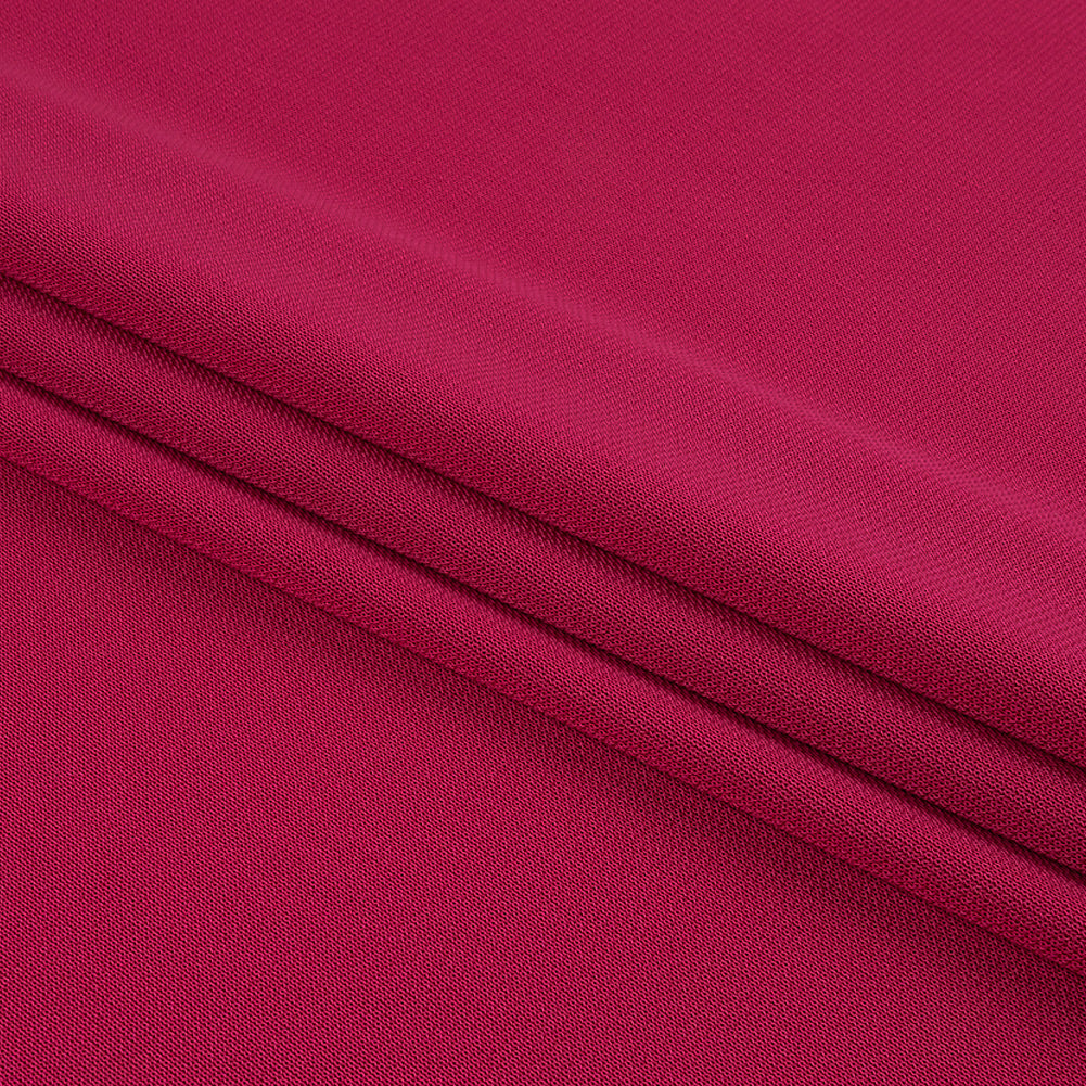 Fuchsia Rayon Crepe Knit Folded Fuchsia Rayon Crepe Knit Folded