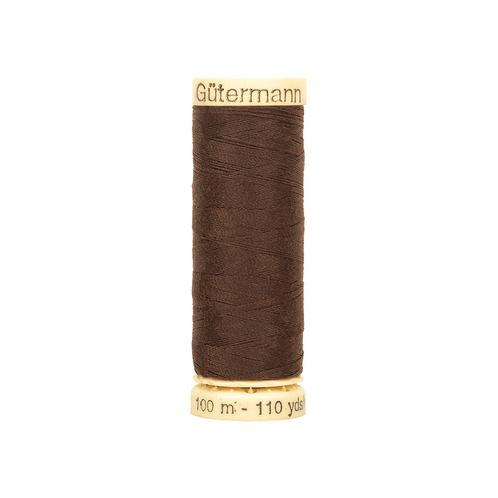 tobacco thread Gutermann Sew-All Thread 110yd-Tobacco