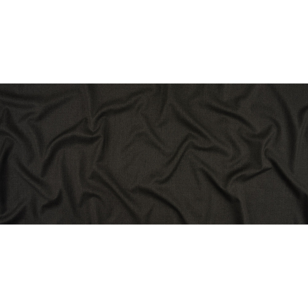 Heathered Gray Wool Twill Suiting Full Heathered Gray Wool Twill Suiting Full