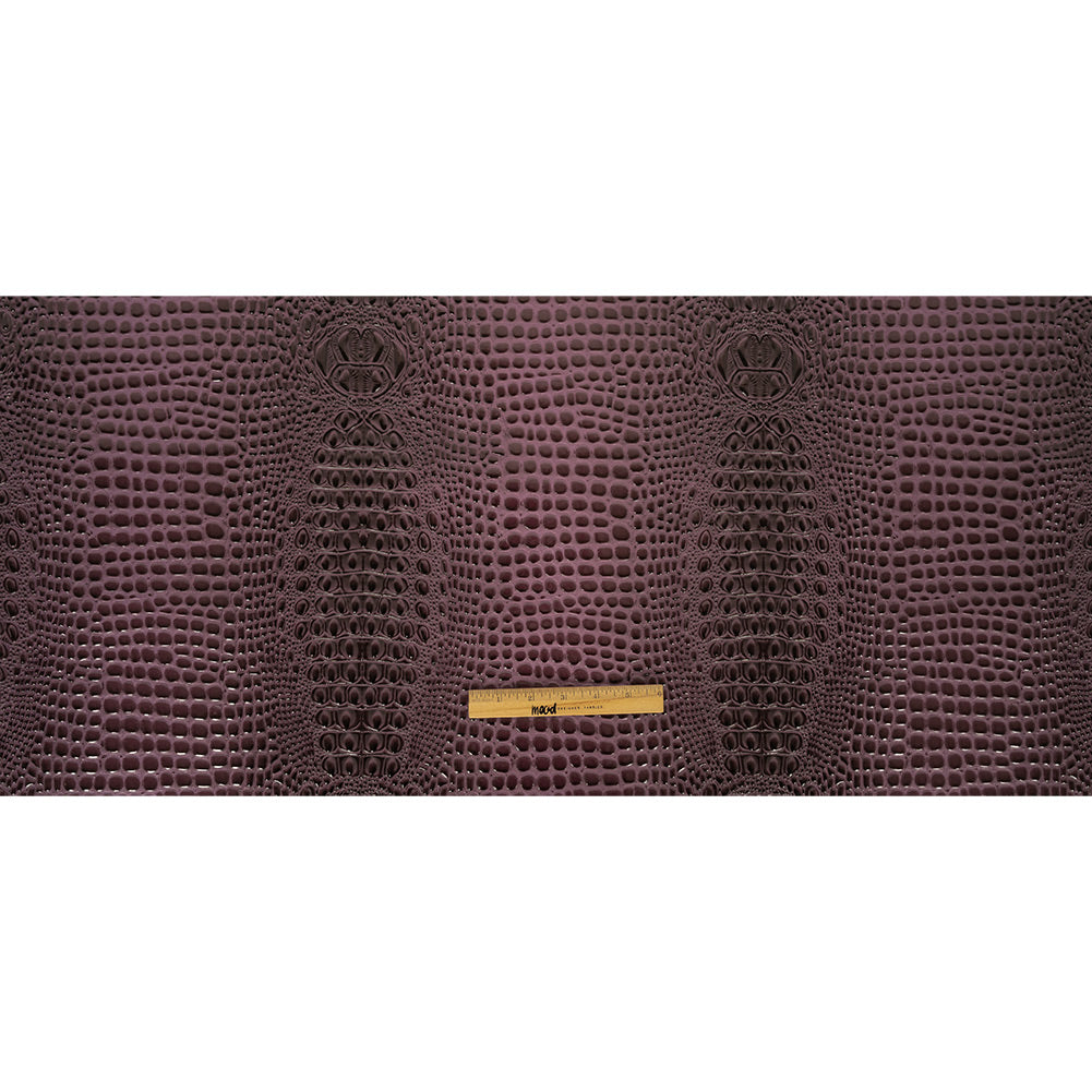 Alligator 3D Embossed Vinyl - Passion Orchid - Congaree Collection Full Alligator 3D Embossed Vinyl - Passion Orchid - Congaree Collection Full