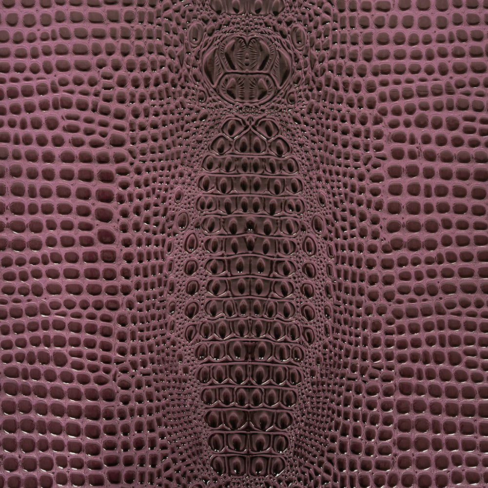 Alligator 3D Embossed Vinyl - Passion Orchid - Congaree Collection Alligator 3D Embossed Vinyl - Passion Orchid - Congaree Collection