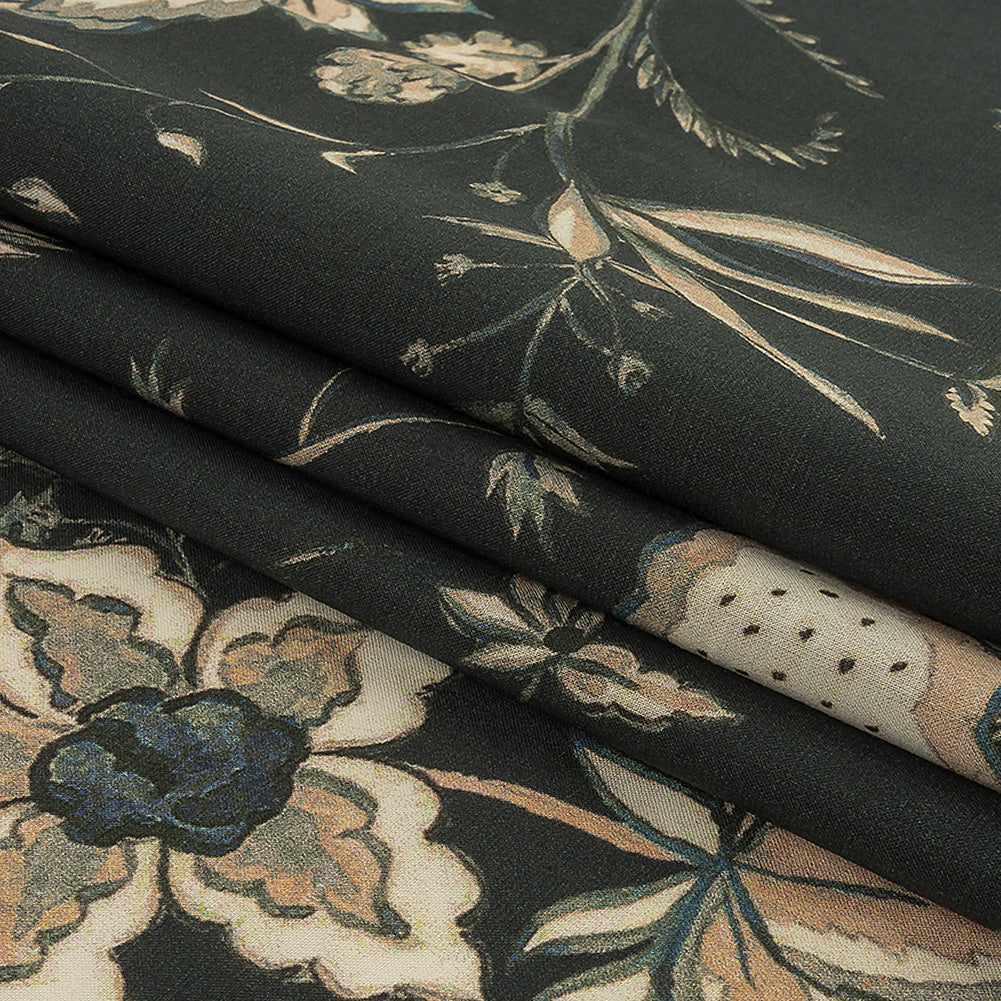 Mood Exclusive Dark Navy Limitless Love Cotton Shirting Folded Mood Exclusive Dark Navy Limitless Love Cotton Shirting Folded