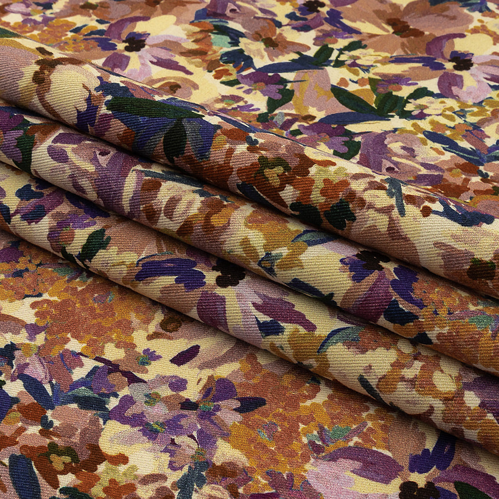 Mood Exclusive Pollock's Perennials Stretch Brushed Cotton Twill Folded Mood Exclusive Pollock's Perennials Stretch Brushed Cotton Twill Folded