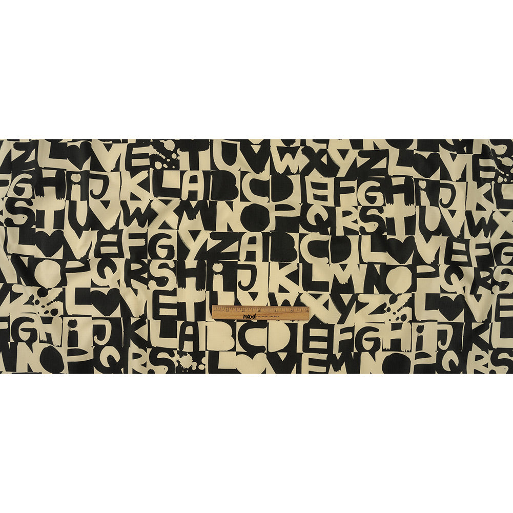 Mood Exclusive Amorous Alphabet Stretch Cotton Poplin Full Mood Exclusive Amorous Alphabet Stretch Cotton Poplin Full