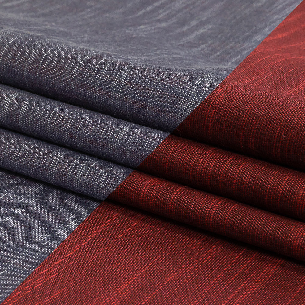 Cardinal Striated Cotton Chambray Folded Cardinal Striated Cotton Chambray Folded