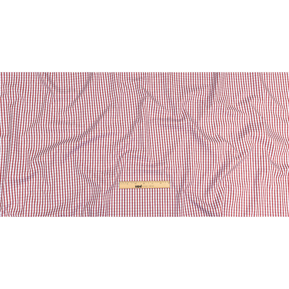 Red, Pink and Pale Blue Checkered Cotton Shirting Full Red, Pink and Pale Blue Checkered Cotton Shirting Full