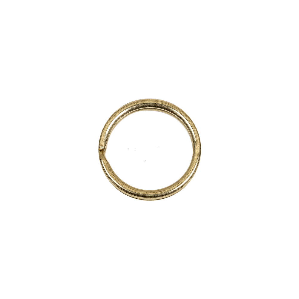 Gold Metal Split Keychain Ring - 0.5" Gold Metal Split Keychain Ring - 0.5"