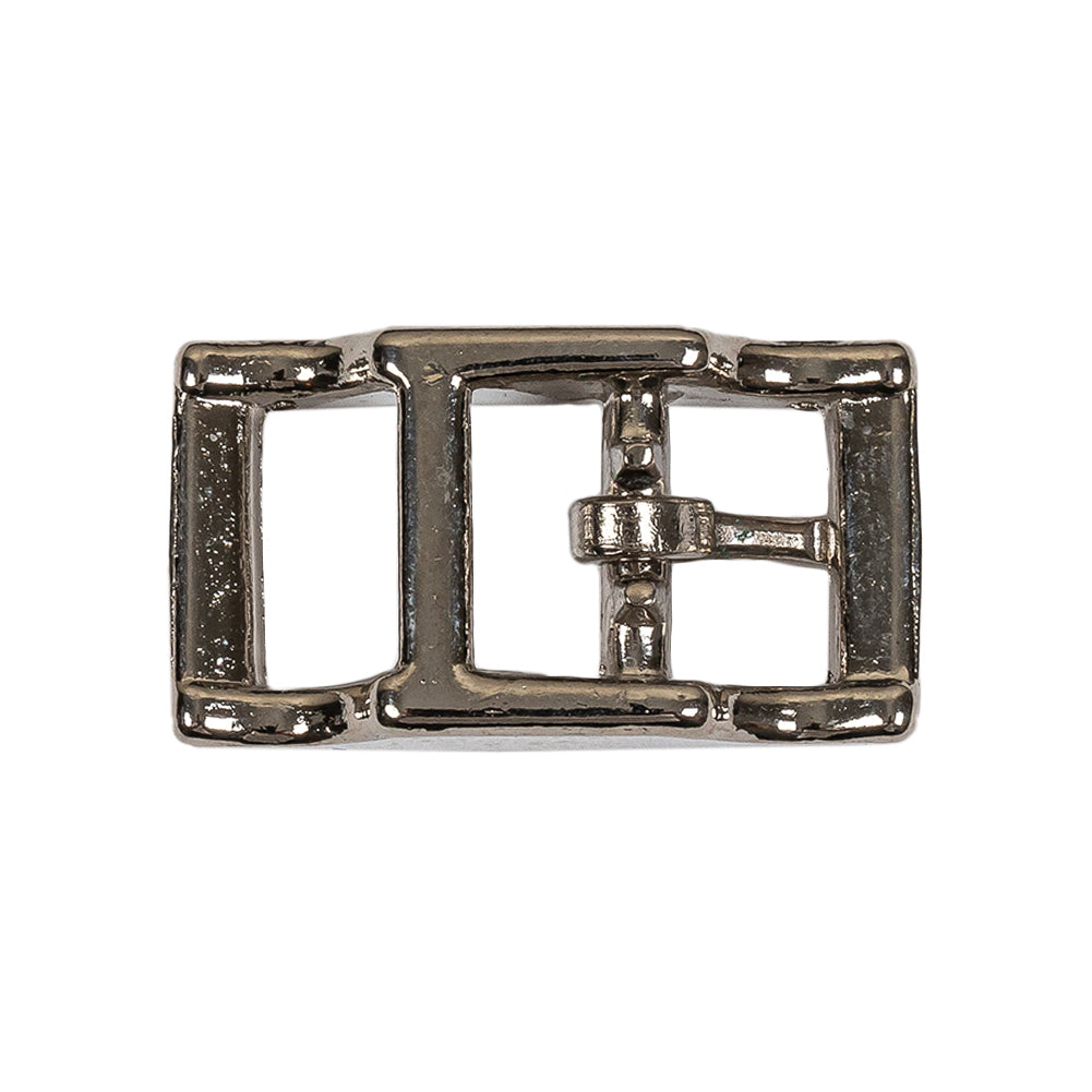 Silver Rectangular Metal Buckle - 0.5625" x 1" - Detail - Image 3 of 4 Silver Rectangular Metal Buckle - 0.5625" x 1" - Detail - Image 3 of 4