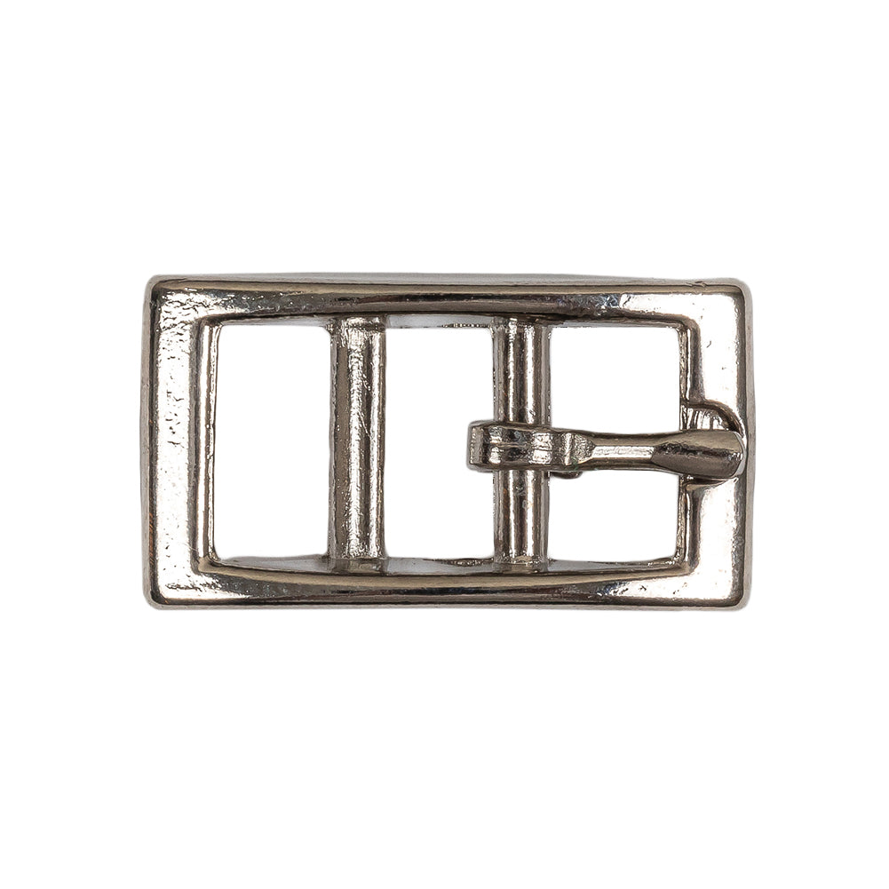 Silver Rectangular Metal Buckle - 0.5625" x 1" Silver Rectangular Metal Buckle - 0.5625" x 1"