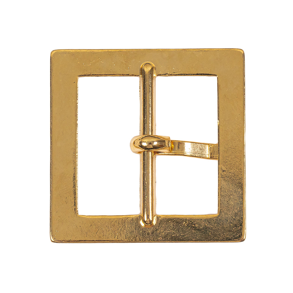 Gold Square Frame Metal Buckle - 1.375" x 1.375" Gold Square Frame Metal Buckle - 1.375" x 1.375"