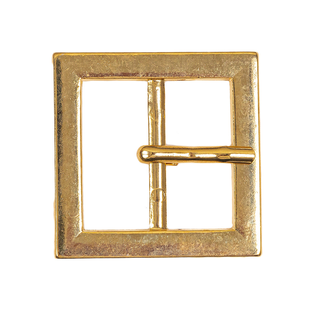 Gold Square Frame Metal Buckle - 1.375" x 1.375" Gold Square Frame Metal Buckle - 1.375" x 1.375"