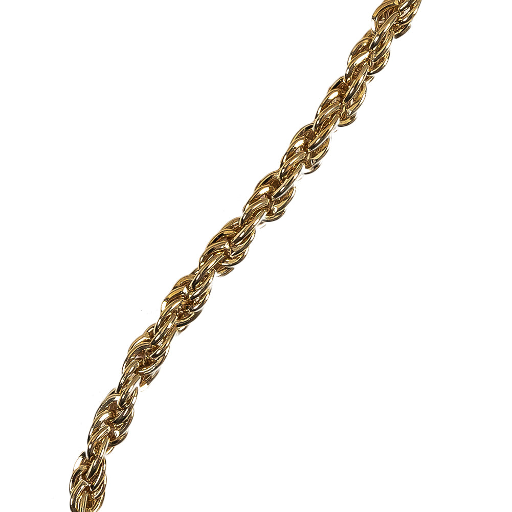 Gold Spiral Chain Purse Strap - 43.25" Detail Gold Spiral Chain Purse Strap - 43.25" Detail