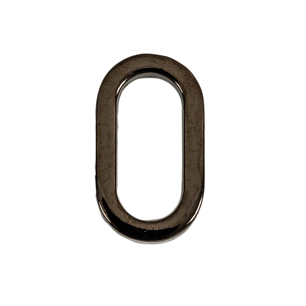 Gunmetal Oval Ring - 1" X 0.5" Gunmetal Oval Ring - 1" X 0.5"