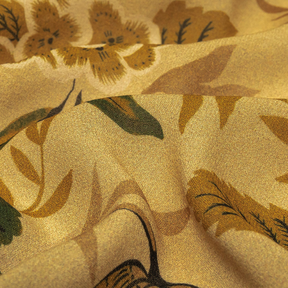 Mood Exclusive Taos Taupe Elizabethan Elegance Viscose Georgette Detail Mood Exclusive Taos Taupe Elizabethan Elegance Viscose Georgette Detail