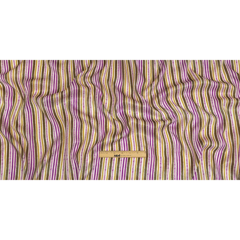Mood Exclusive Orchid Tint Banded Together Polyester Crepe de Chine Full Mood Exclusive Orchid Tint Banded Together Polyester Crepe de Chine Full