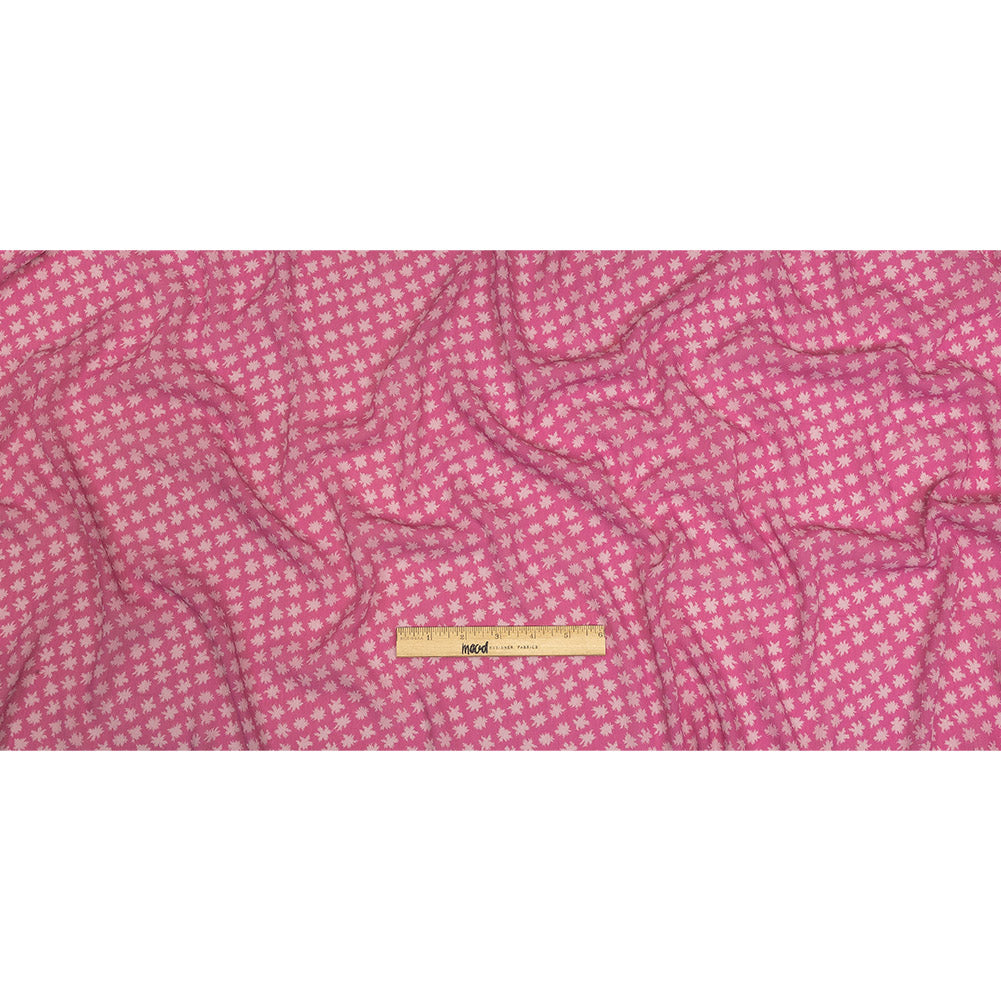 Mood Exclusive Pink Fine Fireworks Crinkled Polyester Georgette Full Mood Exclusive Pink Fine Fireworks Crinkled Polyester Georgette Full