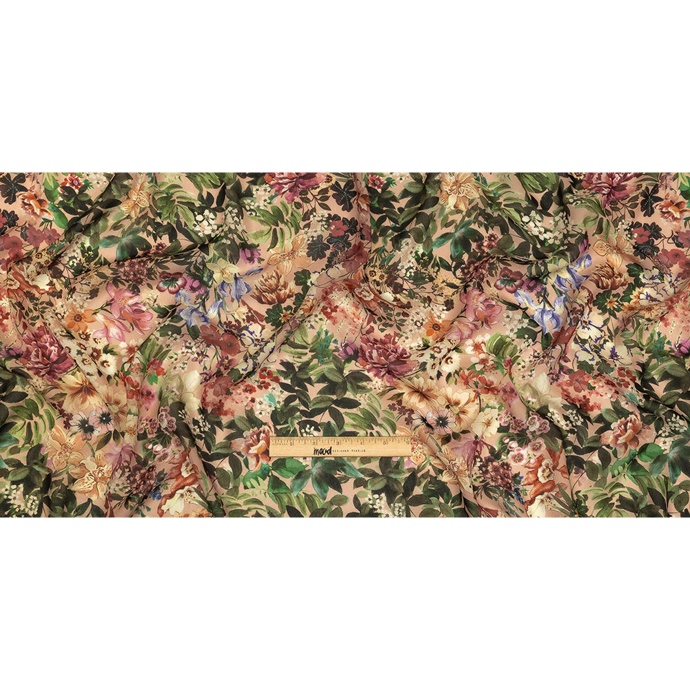 Mood Exclusive Pink Botanical Bounty Viscose Georgette Full Mood Exclusive Pink Botanical Bounty Viscose Georgette Full