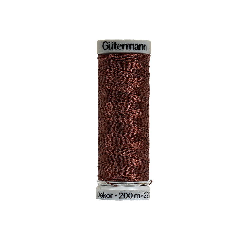 Gutermann Machine Embroidery Thread 200m - 3380 Firebrick Gutermann Machine Embroidery Thread 200m - 3380 Firebrick