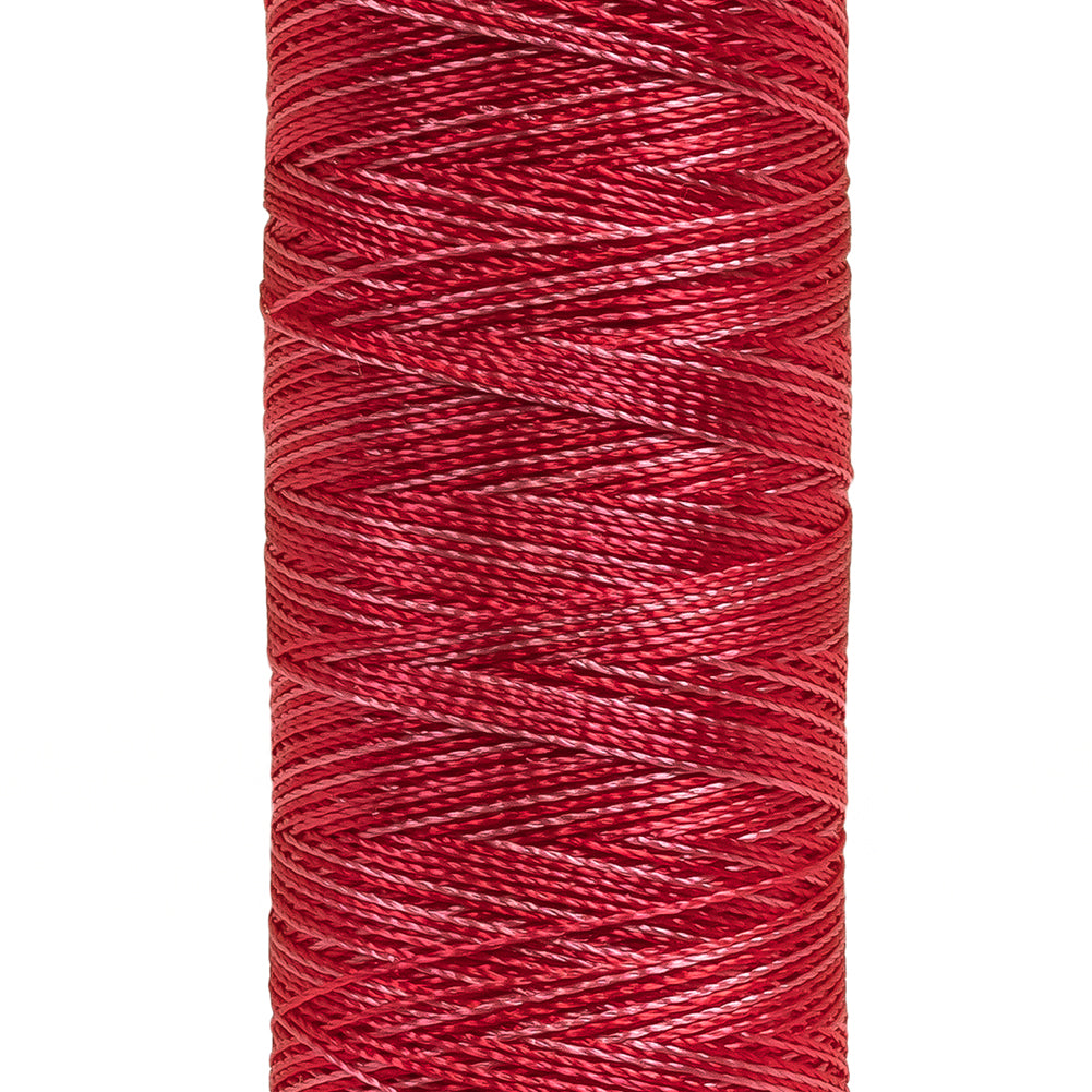 Gutermann Machine Embroidery Thread 200m - 9945 Varigated Ruby Red Detail Gutermann Machine Embroidery Thread 200m - 9945 Varigated Ruby Red Detail