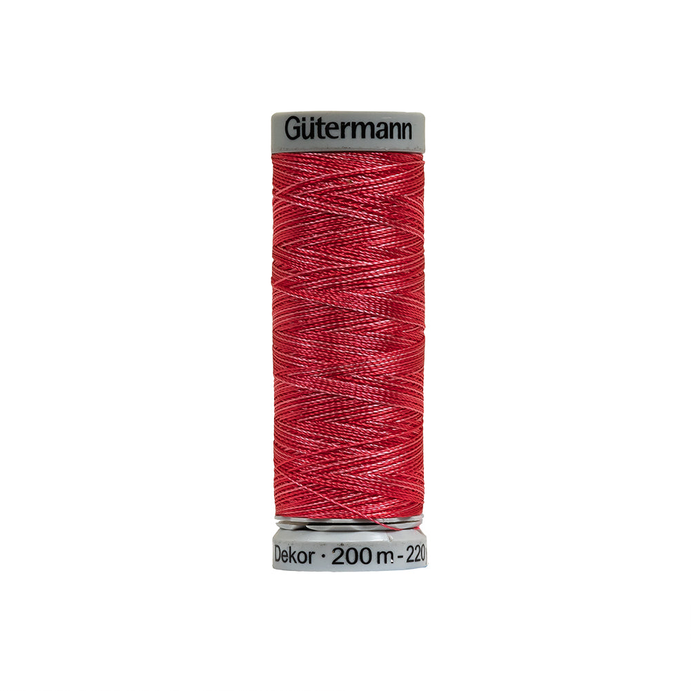Gutermann Machine Embroidery Thread 200m - 9945 Varigated Ruby Red Gutermann Machine Embroidery Thread 200m - 9945 Varigated Ruby Red