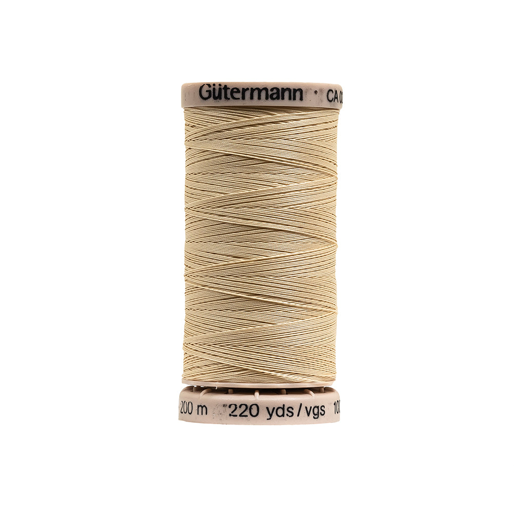 Gutermann Hand Quilting Cotton Thread 200m - 0829 Ecru Gutermann Hand Quilting Cotton Thread 200m - 0829 Ecru