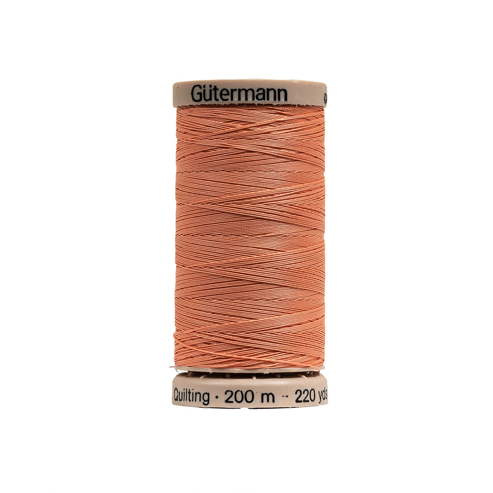 Gutermann Hand Quilting Cotton Thread 200m - 1938 Peach Gutermann Hand Quilting Cotton Thread 200m - 1938 Peach