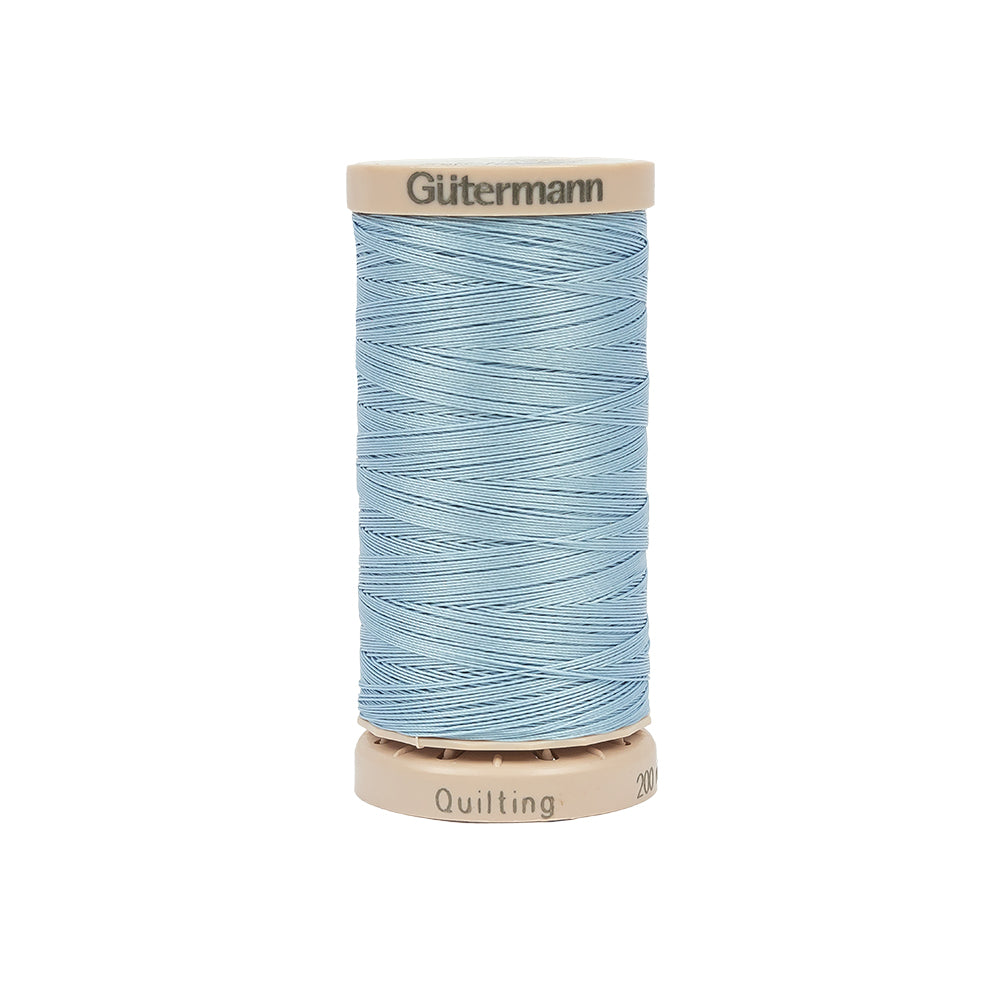 Gutermann Hand Quilting Cotton Thread 200m - 5826 Airway Blue Gutermann Hand Quilting Cotton Thread 200m - 5826 Airway Blue