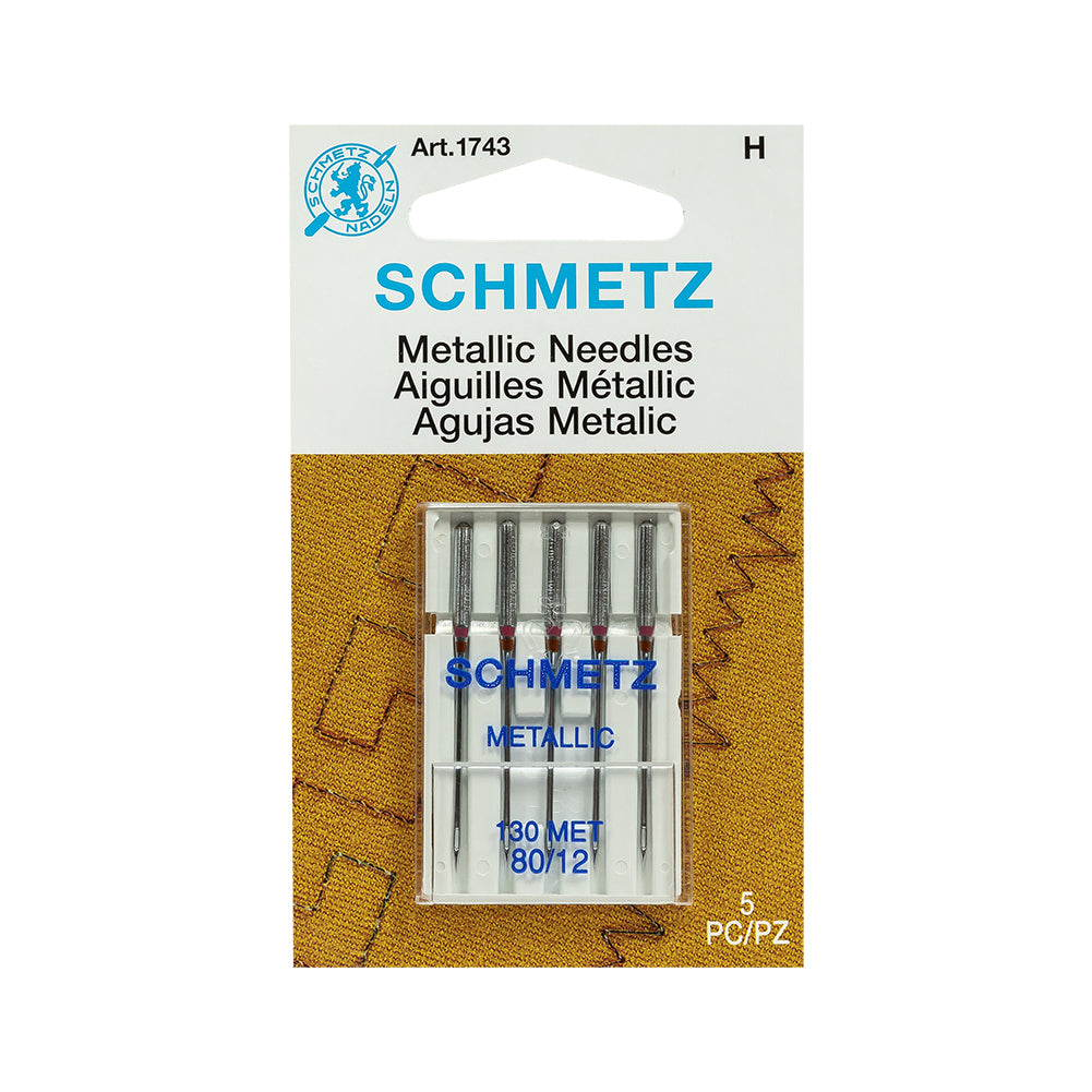 Schmetz Metallic Machine Needles - 80/12 - 5 ct Schmetz Metallic Machine Needles - 80/12 - 5 ct