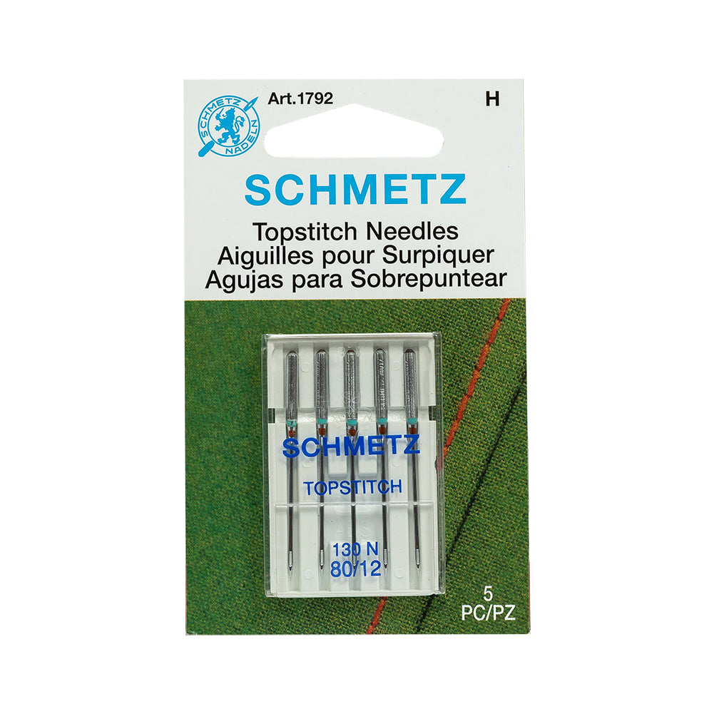 Schmetz Topstitch Machine Needles - 80/12 - 5 ct Schmetz Topstitch Machine Needles - 80/12 - 5 ct