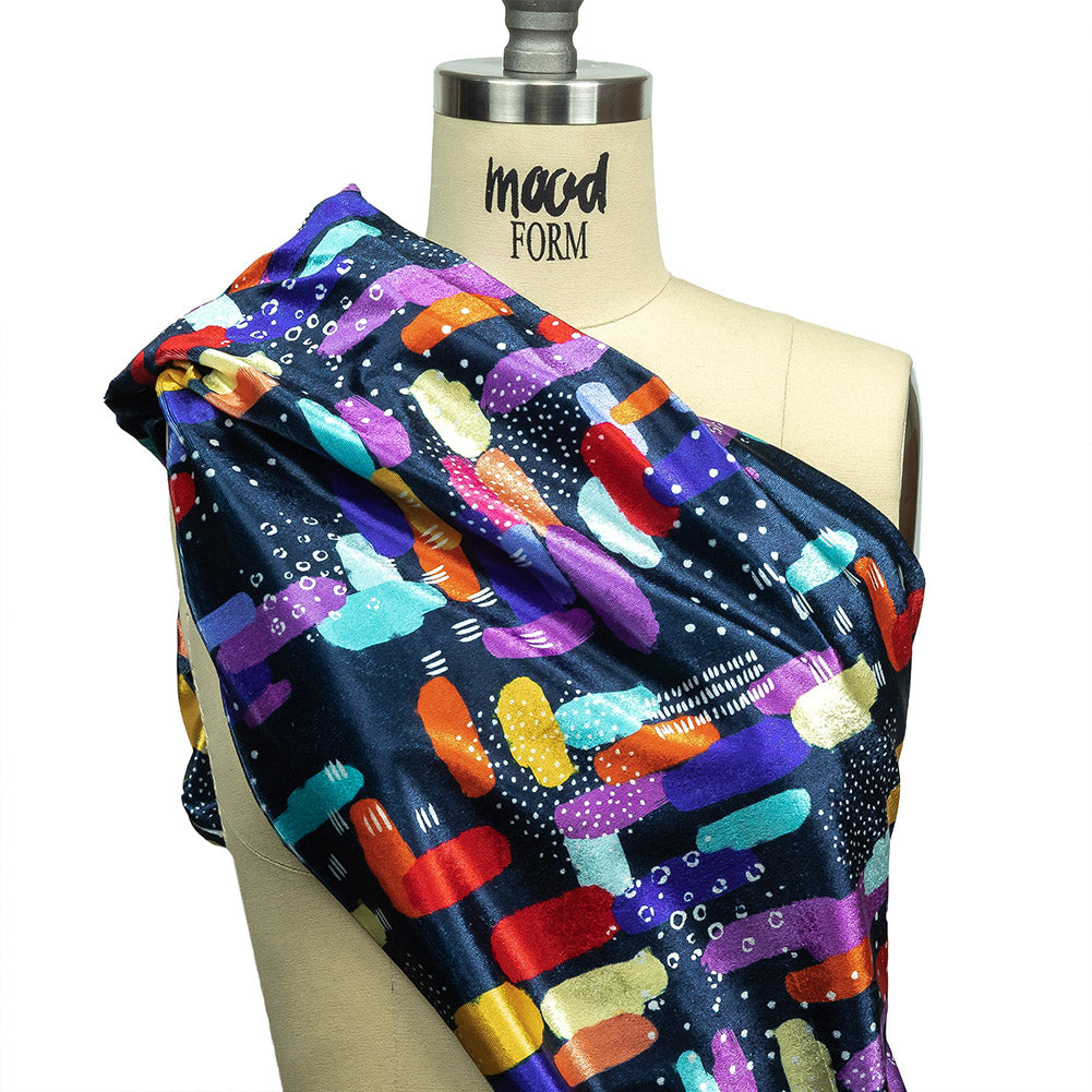 Mood Exclusive Ten Pin Triumph Polyester Velour Drape Mood Exclusive Ten Pin Triumph Polyester Velour Drape