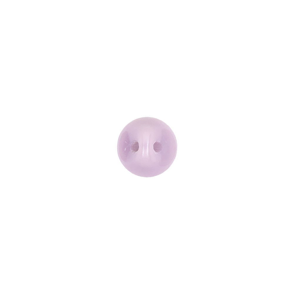European Dark Lilac Self Black Glass Button - 12L/7.5mm European Dark Lilac Self Black Glass Button - 12L/7.5mm