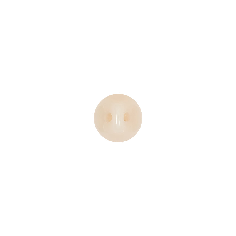 European Beige Half Domed Self Black Glass Button - 12L/7.5mm European Beige Half Domed Self Black Glass Button - 12L/7.5mm