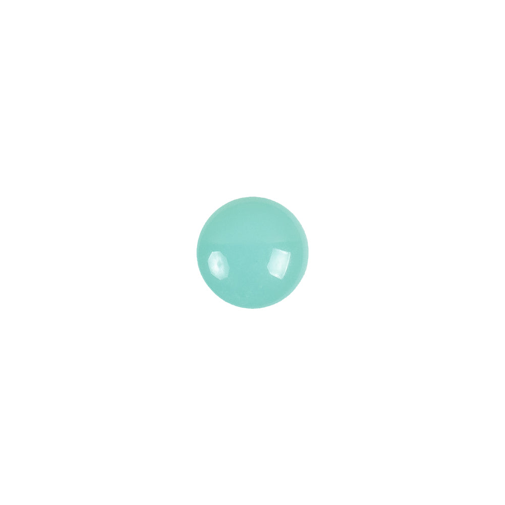 European Blue Green Self Back Glass Button - 14L/9mm European Blue Green Self Back Glass Button - 14L/9mm