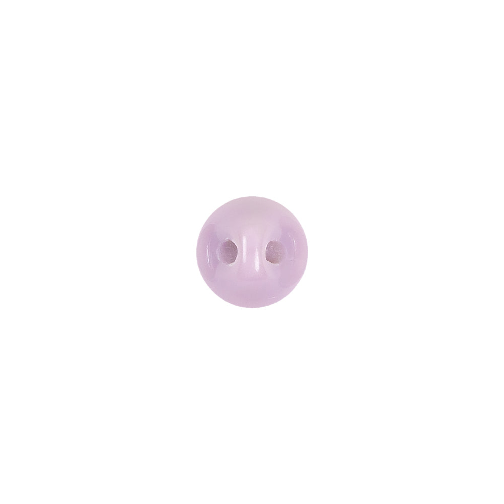 European Dark Lilac Self Back Glass Button - 14L/9mm European Dark Lilac Self Back Glass Button - 14L/9mm
