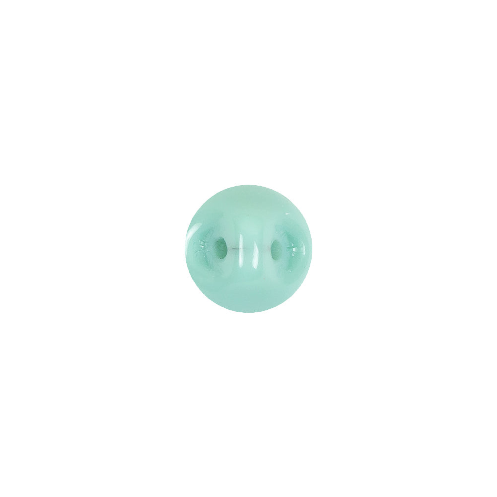 European Mint Self Back Glass Button - 16L/10mm European Mint Self Back Glass Button - 16L/10mm