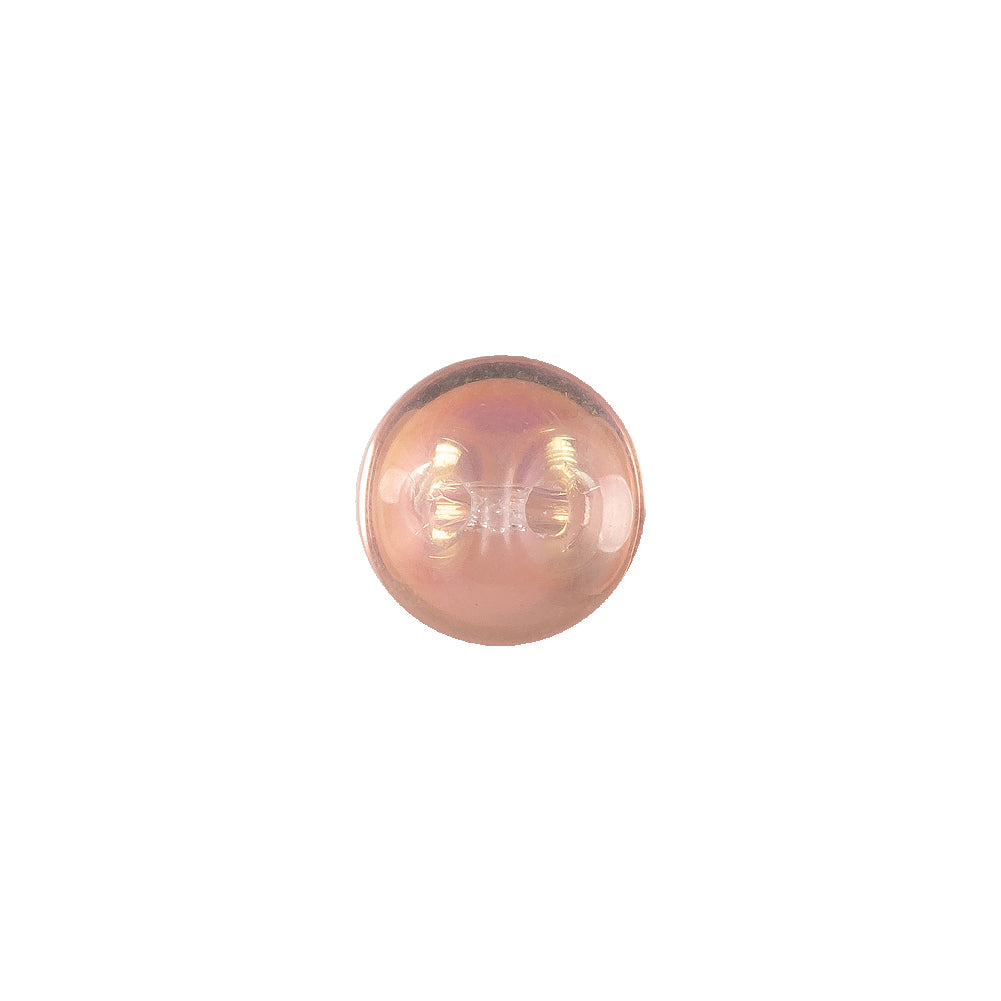 European AB Pink Self Back Glass Button - 18L/11.5mm European AB Pink Self Back Glass Button - 18L/11.5mm