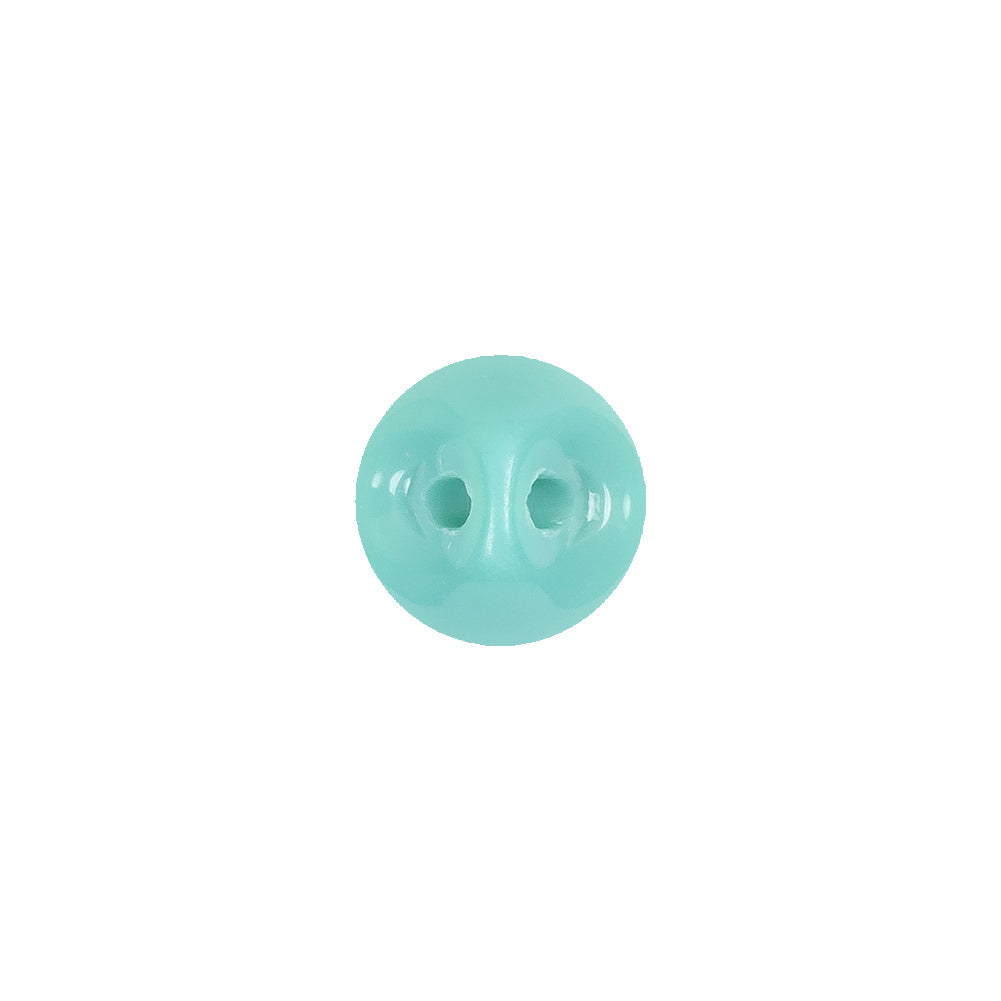 European Blue Green Self Back Glass Button - 18L/11.5mm European Blue Green Self Back Glass Button - 18L/11.5mm