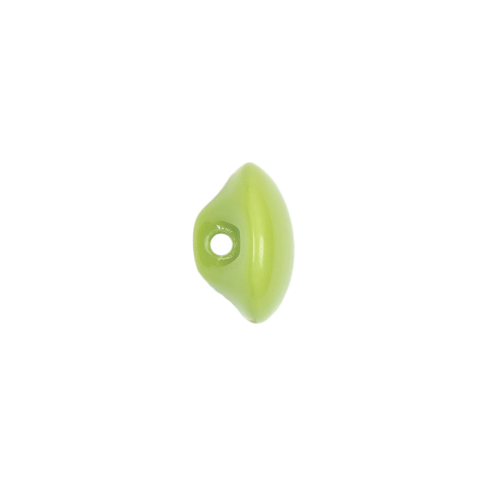 European Green Self Back Glass Button - 20L/12.5mm Detail European Green Self Back Glass Button - 20L/12.5mm Detail